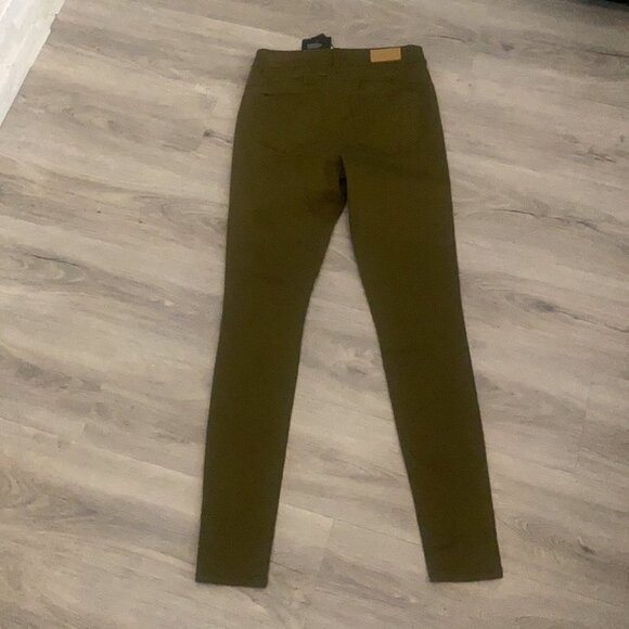 🏴 Vero Moda High waisted green skinny pants / jean size small - Picture 5 of 14